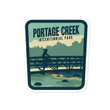 Portage Creek Bicentennial Park (Portage, Michigan) Vinyl Sticker