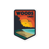 Woods Lake Vinyl Sticker