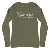 Kalamazoo Cursive Long-sleeved T-Shirt