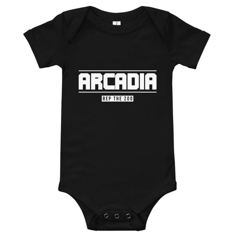 Arcadia Neighborhood REP THE ZOO Baby Onesie