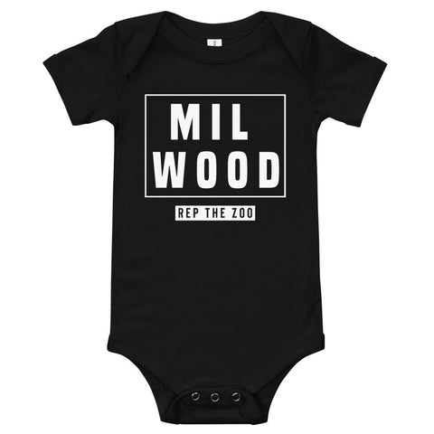 Milwood Neighborhood REP THE ZOO Baby Onesie