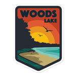 Woods Lake Vinyl Sticker