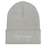 Kalamazoo Cursive Cuffed Beanie