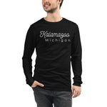 Kalamazoo Cursive Long-sleeved T-Shirt