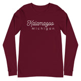 Kalamazoo Cursive Long-sleeved T-Shirt