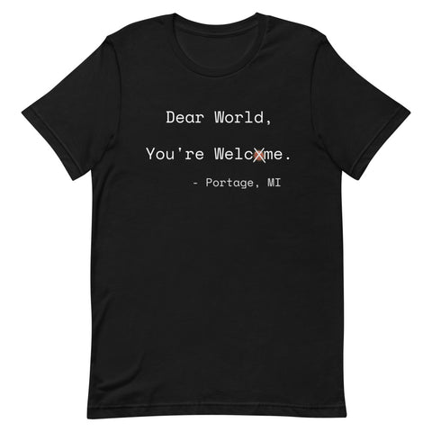 "You're Welcome" Portage Coronavirus T-Shirt